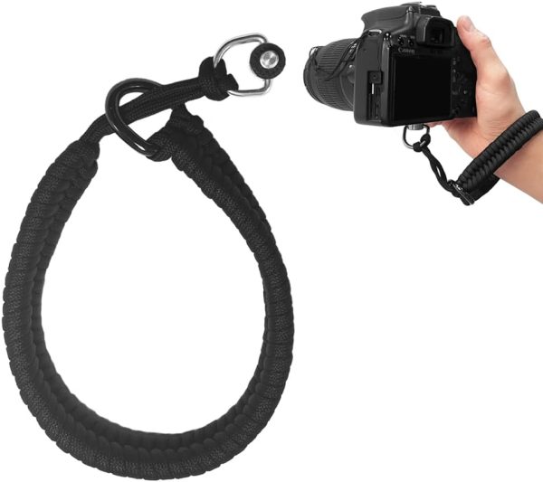 Camera Wrist Strap Adjustable Paracord Camera Hand Straps Lanyard with 1/4 Inch D Ring Screw for DSLR Camera Phone Gimbal Stabilizer Selfie Stick Tripod Mount