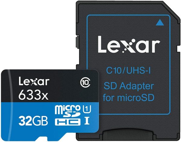 Lexar Pack of 3 High-Performance 633x 32GB (96GB Total) MicroSDHC UHS-I Memory Cards with SD Adapter LSDMI32GBBNL633A Bundle w/Deco Gear SD Reader & Storage Case + Microfiber Cloth & Accessories - Image 5